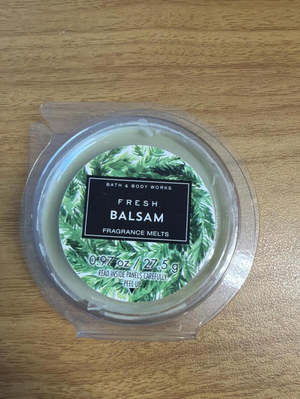 Bath & Body Works Fresh Balsam Fragrance Melts .97. Oz NEW